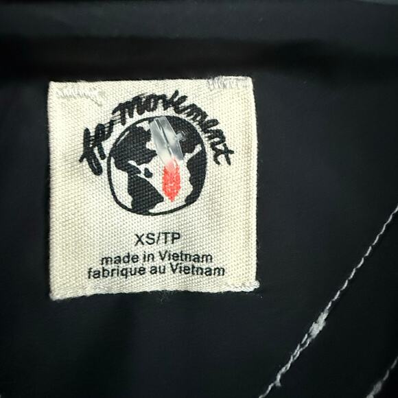 Free People Movement Care Like the Wind Anorak in Black Logo Combo NWOT MSRP $98 - Picture 5 of 7